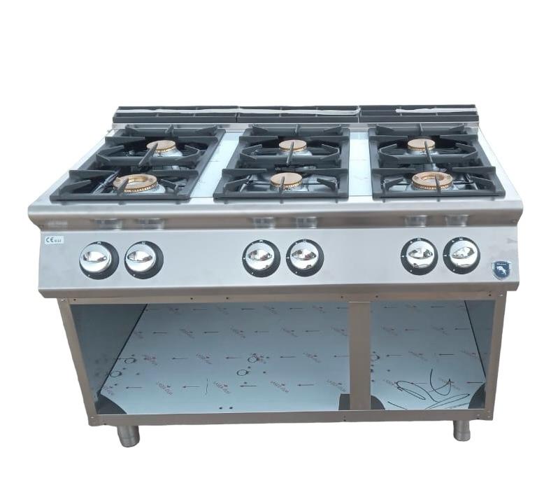 FOGAO GAS VIRTUS 6 Q ABERTO C BASE VS70120PCGT