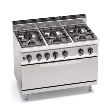 FOGÃO GÁS BERTOS 6Q G7F6PW+T (FORNO TOTAL)