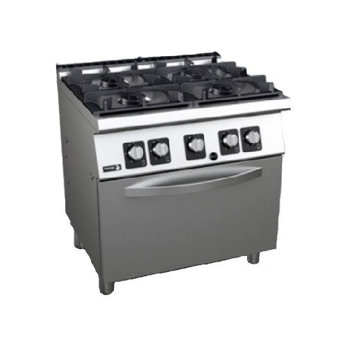 FOGAO GAS 700 4 Q + FORNO 2/1 GN FAGOR C-G741 H