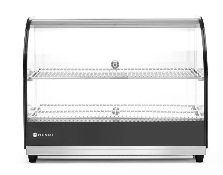 EXPOSITOR DE ALIMENTOS QUENTE 2 PRATELEIRAS 55 CM HENDI