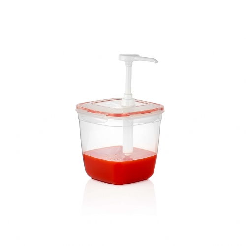 DISPENSADOR DE MOLHOS COM BOMBA 3LTS