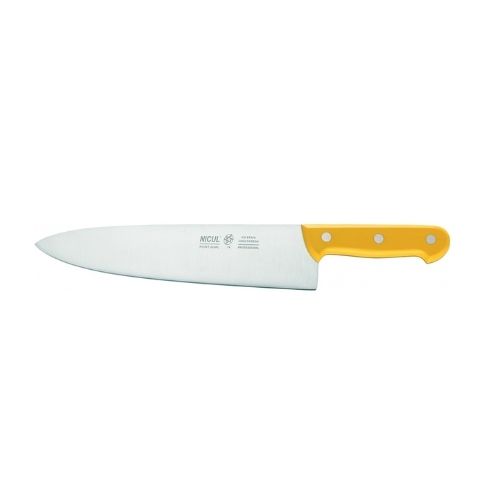 FACA COZINHEIRO 30 CM AMARELA NICUL