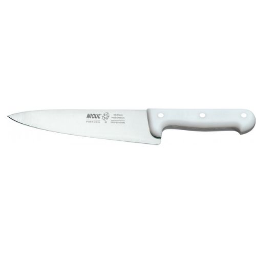 FACA COZINHA CARNE/PEIXE 25 CM BRANCA NICUL