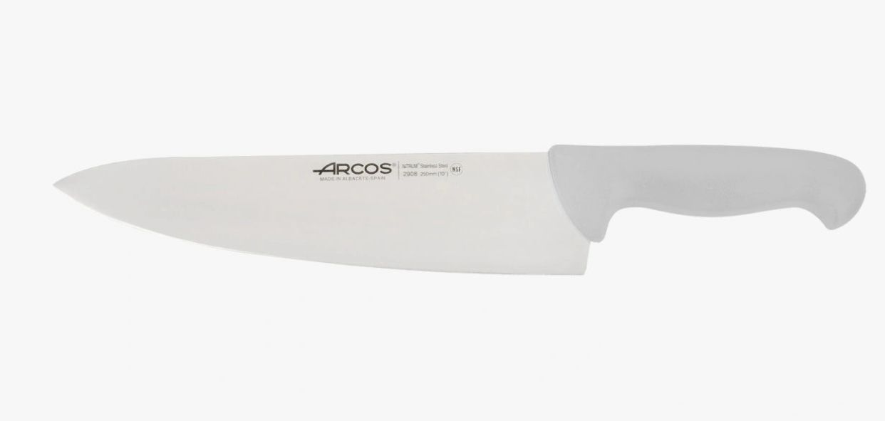 FACA COZINHEIRO ARCOS BRANCA 250MM