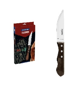 FACAS P BIFE / CHURRASCO 12 CM SET 4 UN
