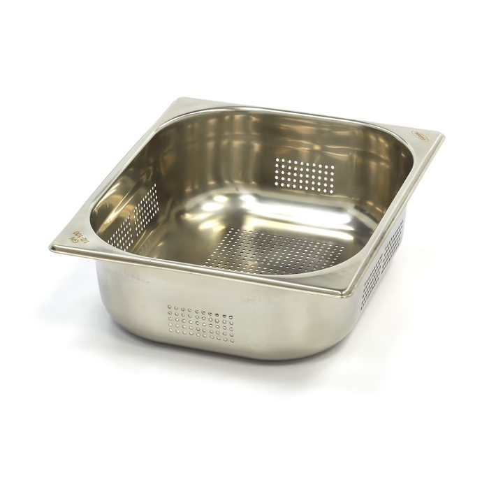 CUVETE PERFURADA 325X265X100 1/2 INOX