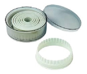 CORTADOR  MASSA  ONDULADA 9 PC 1-192