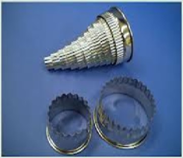CORTADOR INOX CANELADO 12 PÇC 1-041