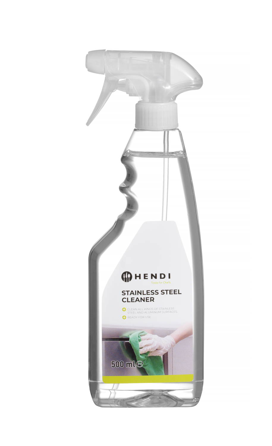 LIMPA INOX PULVERIZADOR 500 ML HENDI