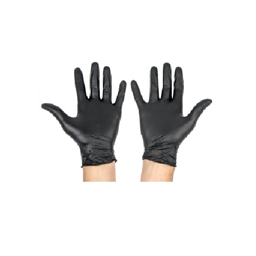 LUVAS PRETAS NITRILO CX 100 M