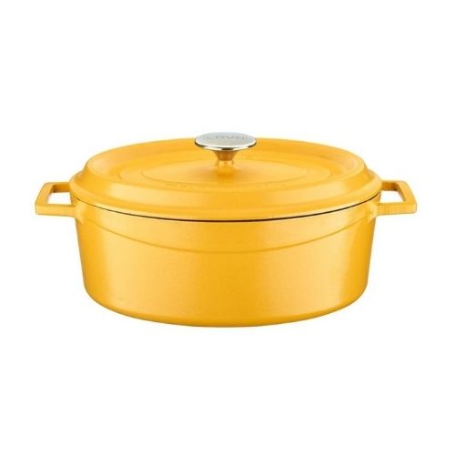 CACAROLA MULTIFUNCOES DIAM 24 CM AMARELO MATE
