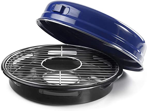 GRILL A GAS  EM ACO ESMALTADO + ACO INOX