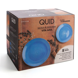 SERVIÇO DE MESA VITA GRIS, GRES, 18 PEÇAS