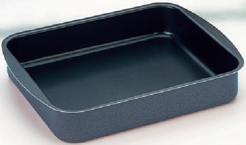 TABULEIRO AZUL 29X20X5CM ANTI ADERENTE CAMADA DUPLA