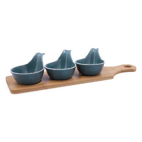 CONJ TABUA C 3 TACAS OVAIS C 12 CM