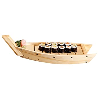 BARCO PARA SUSHI EM BAMBU