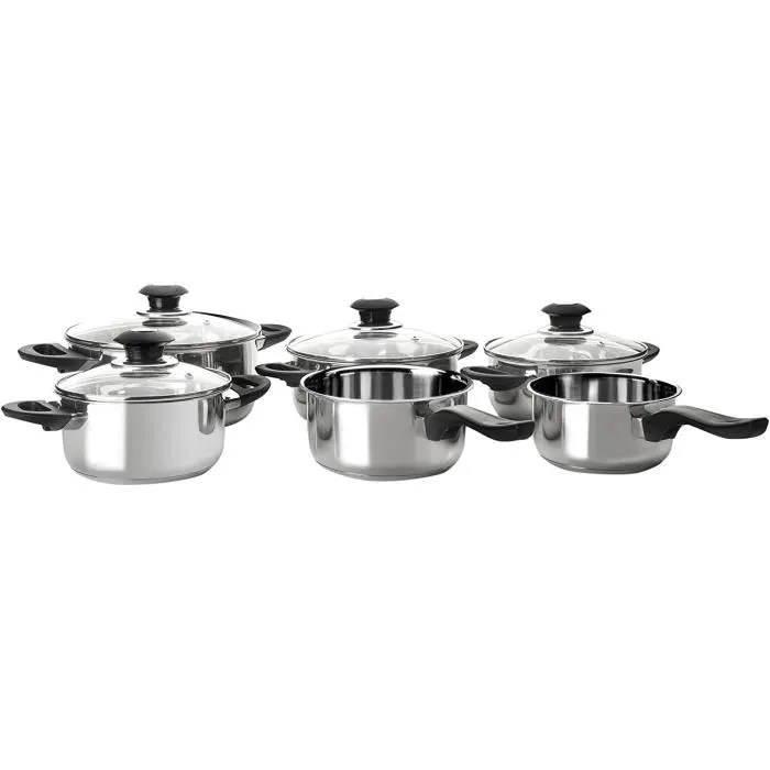 BATERIA DE PANELAS INOX 6 PECAS OPTIMA